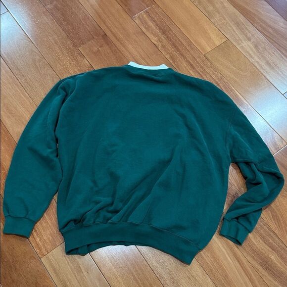 Garment Graphic Vintage Wisconsin Green Crewneck Patch Sweatshirt size XL - Picture 6 of 10